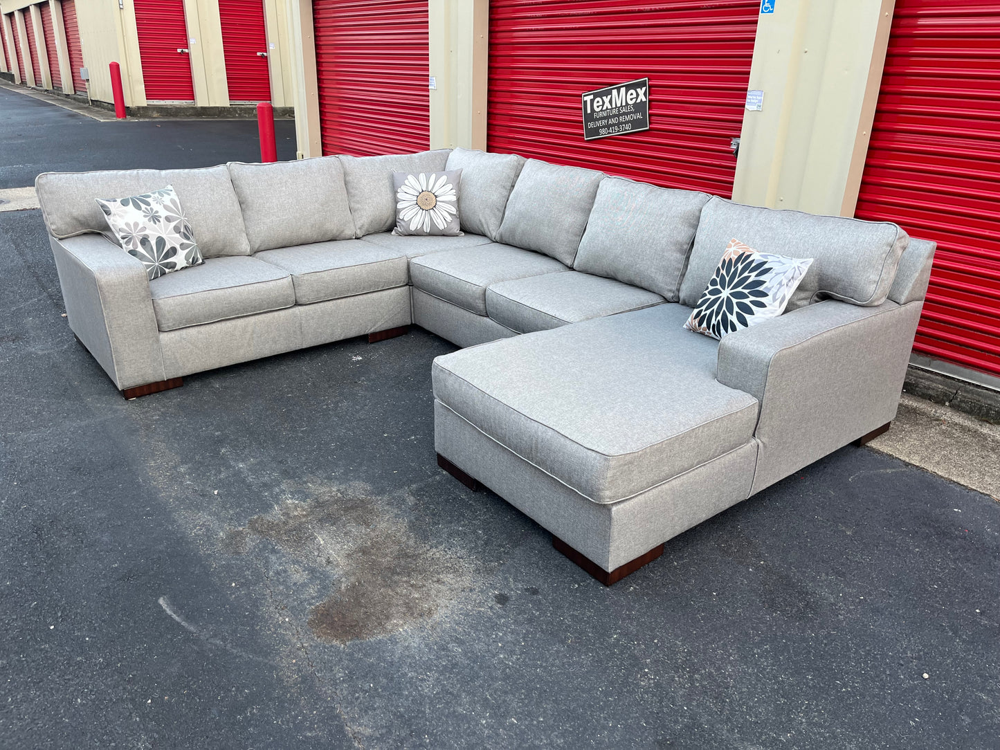 Gray 4Pcs Ashley Furniture Sectional