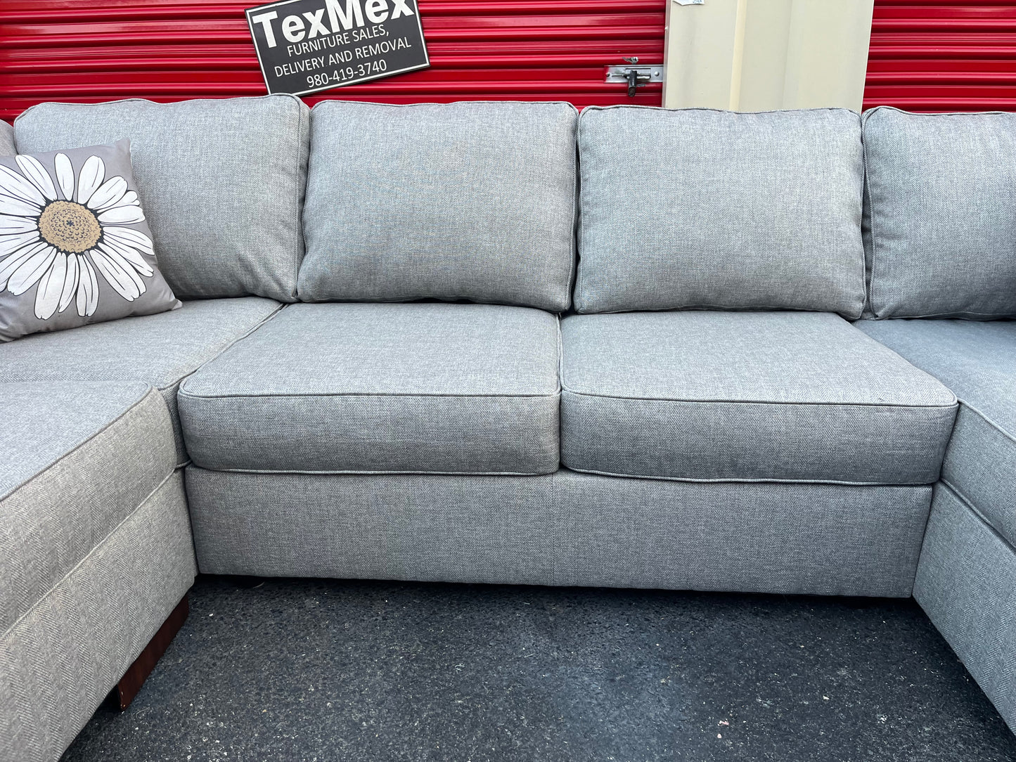 Gray 4Pcs Ashley Furniture Sectional