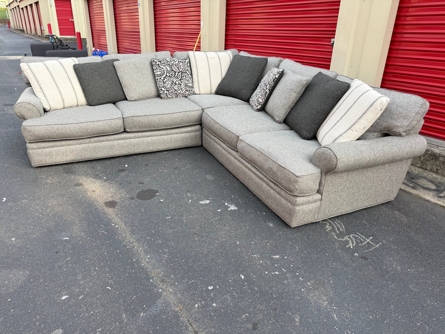 Cindy Crawford Home Sugar Shack Stone Sectional