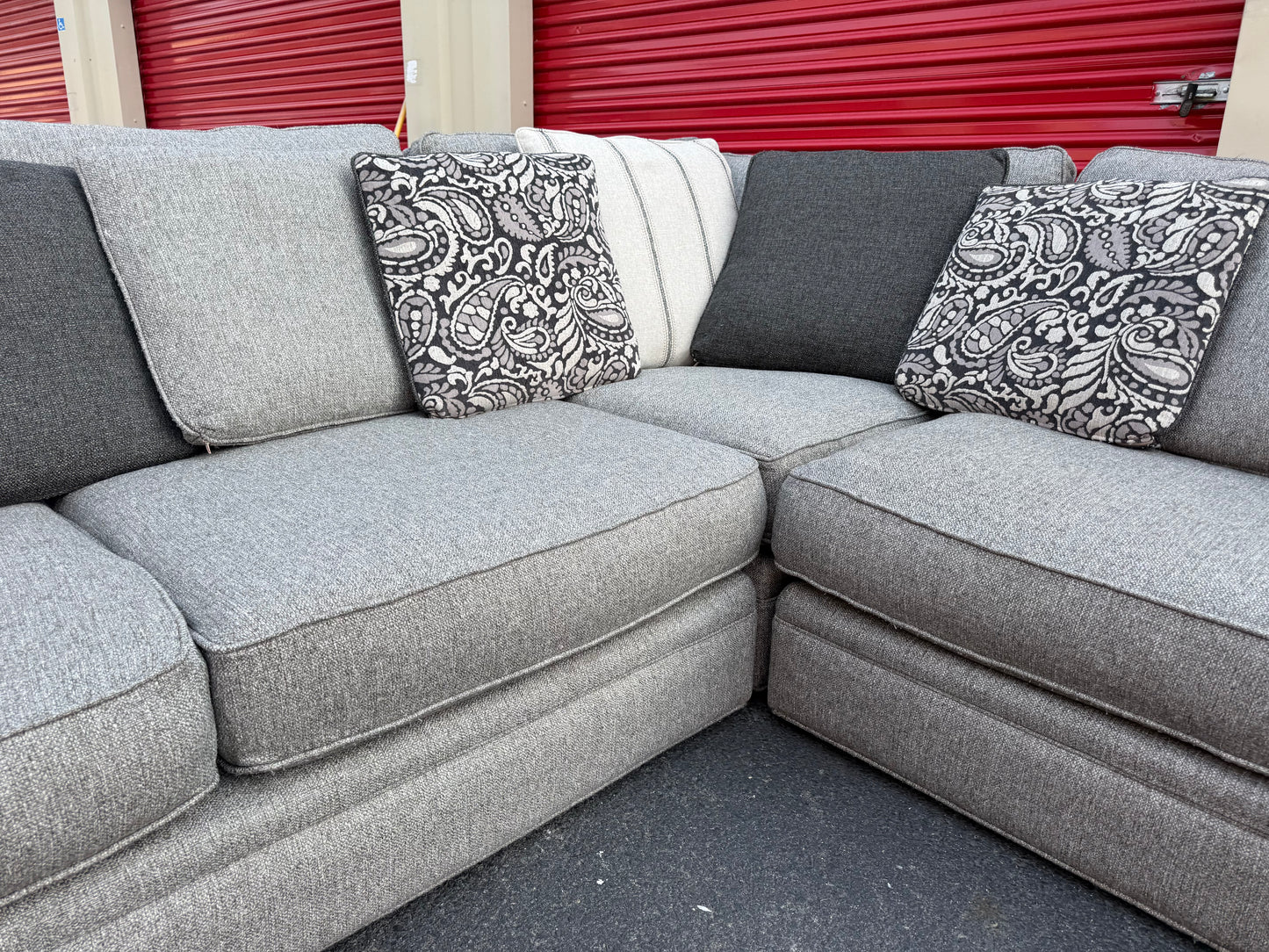 Cindy Crawford Home Sugar Shack Stone Sectional