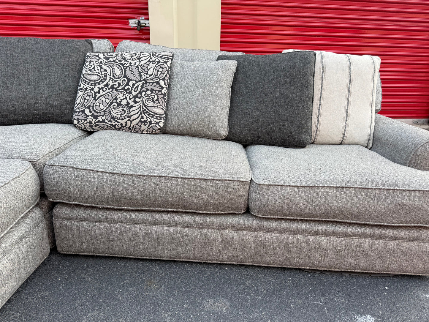 Cindy Crawford Home Sugar Shack Stone Sectional