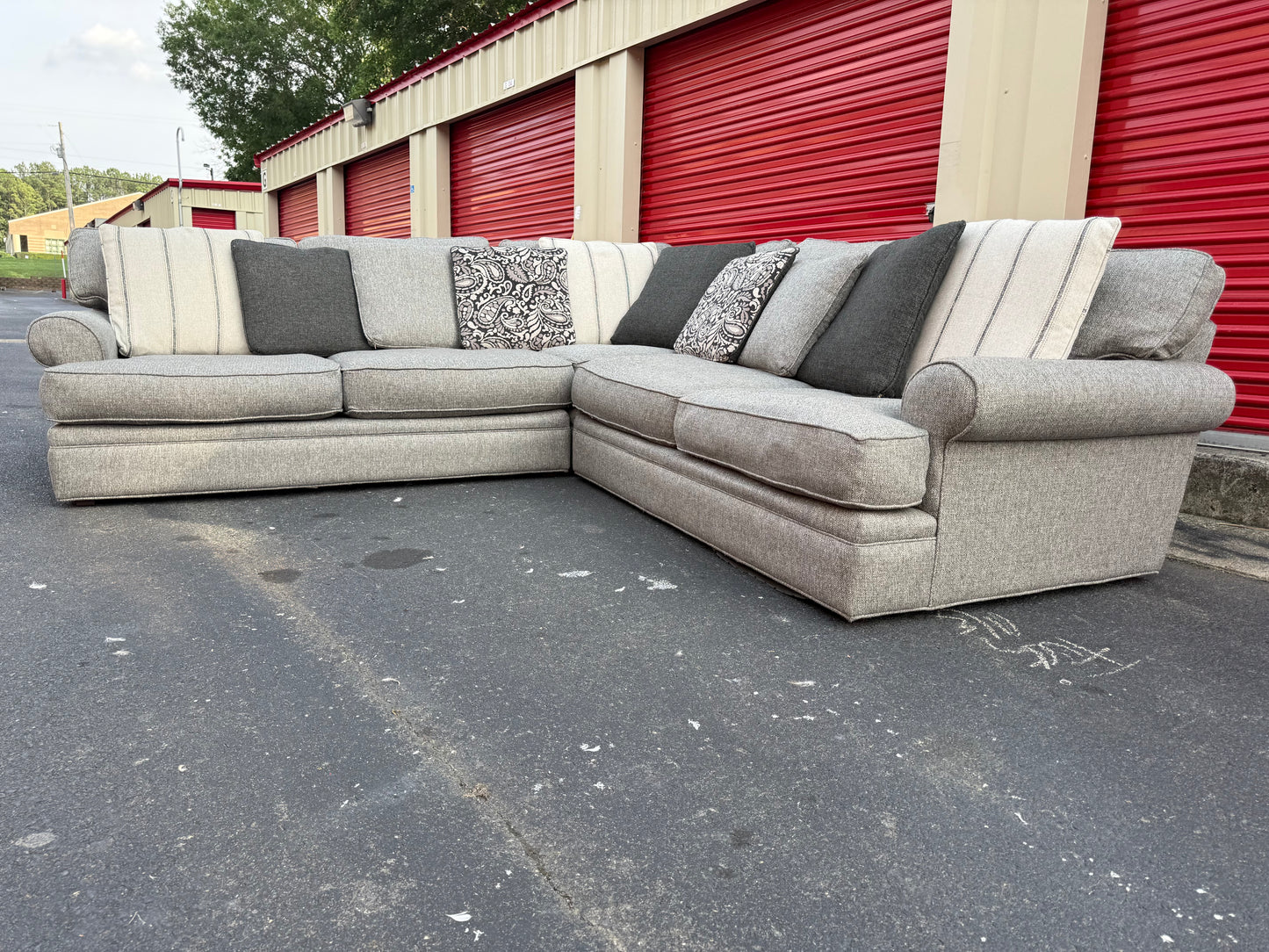 Cindy Crawford Home Sugar Shack Stone Sectional