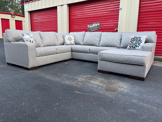 Gray 4Pcs Ashley Furniture Sectional