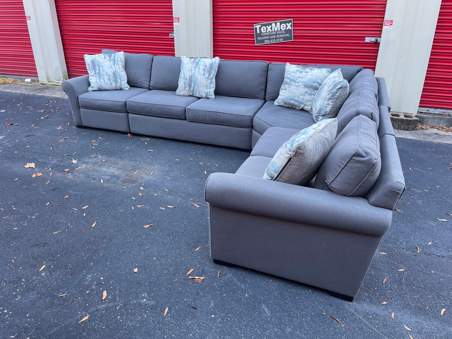 Gray 5Pcs Ashley Furniture Sectional