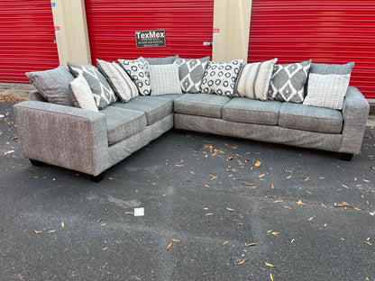 Albany 2Pcs Stonewash Sectional