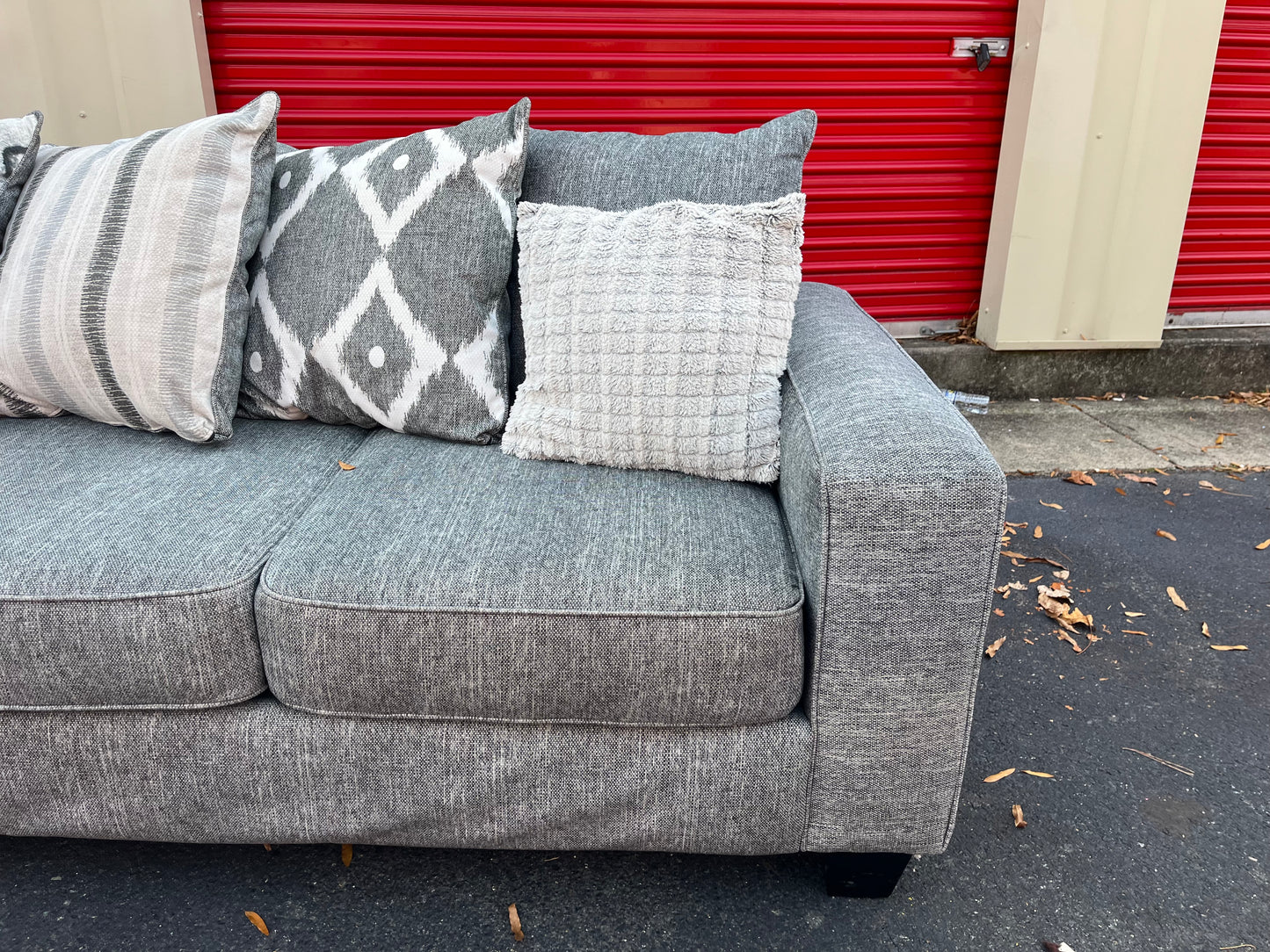 Albany 2Pcs Stonewash Sectional