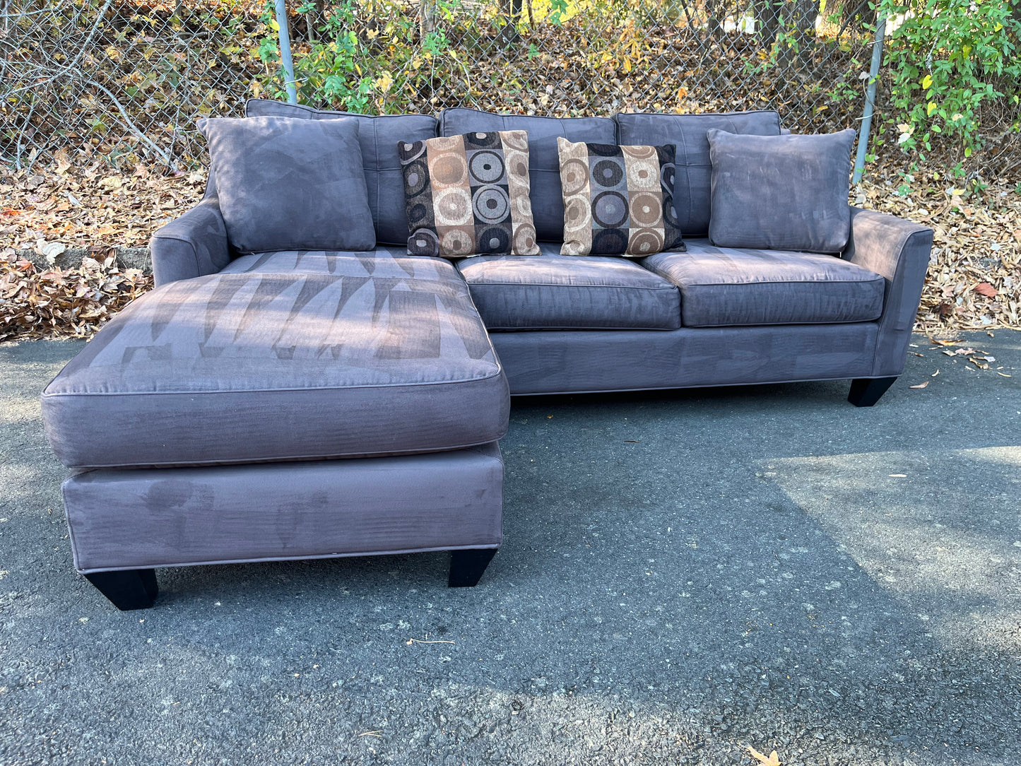 Reversible chaise Cindy Crawford sectional