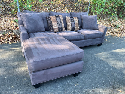 Reversible chaise Cindy Crawford sectional