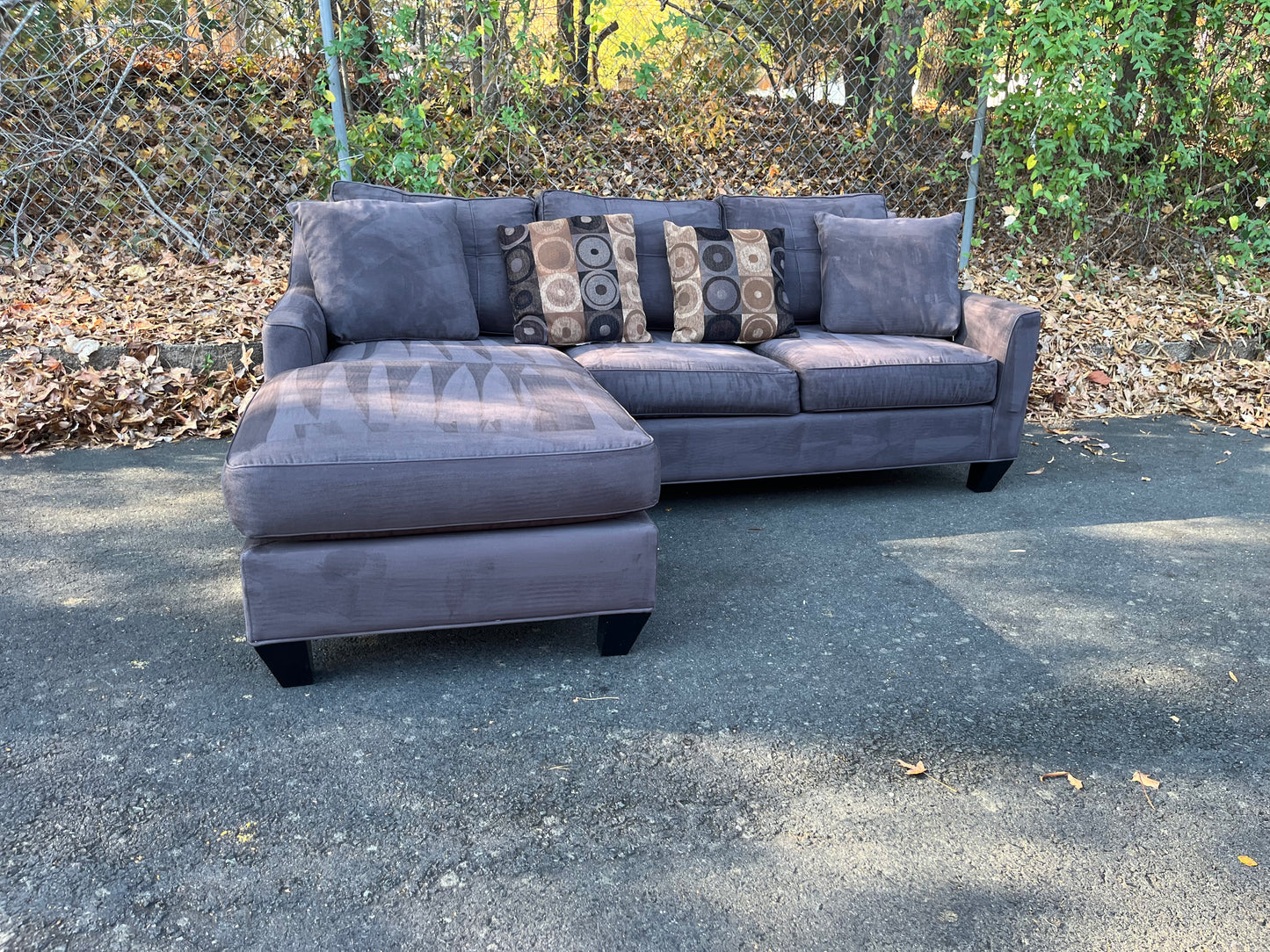 Reversible chaise Cindy Crawford sectional