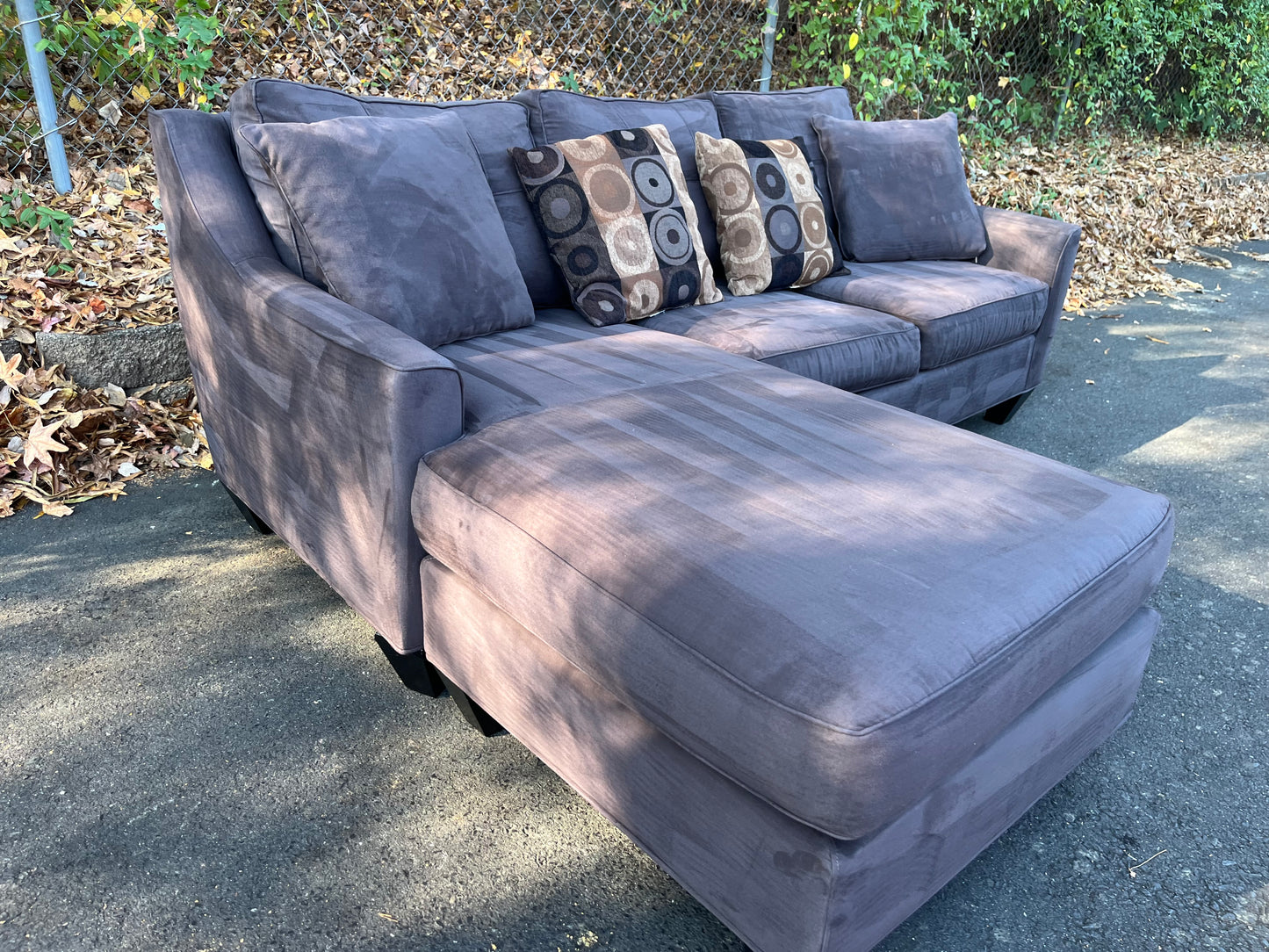 Reversible chaise Cindy Crawford sectional