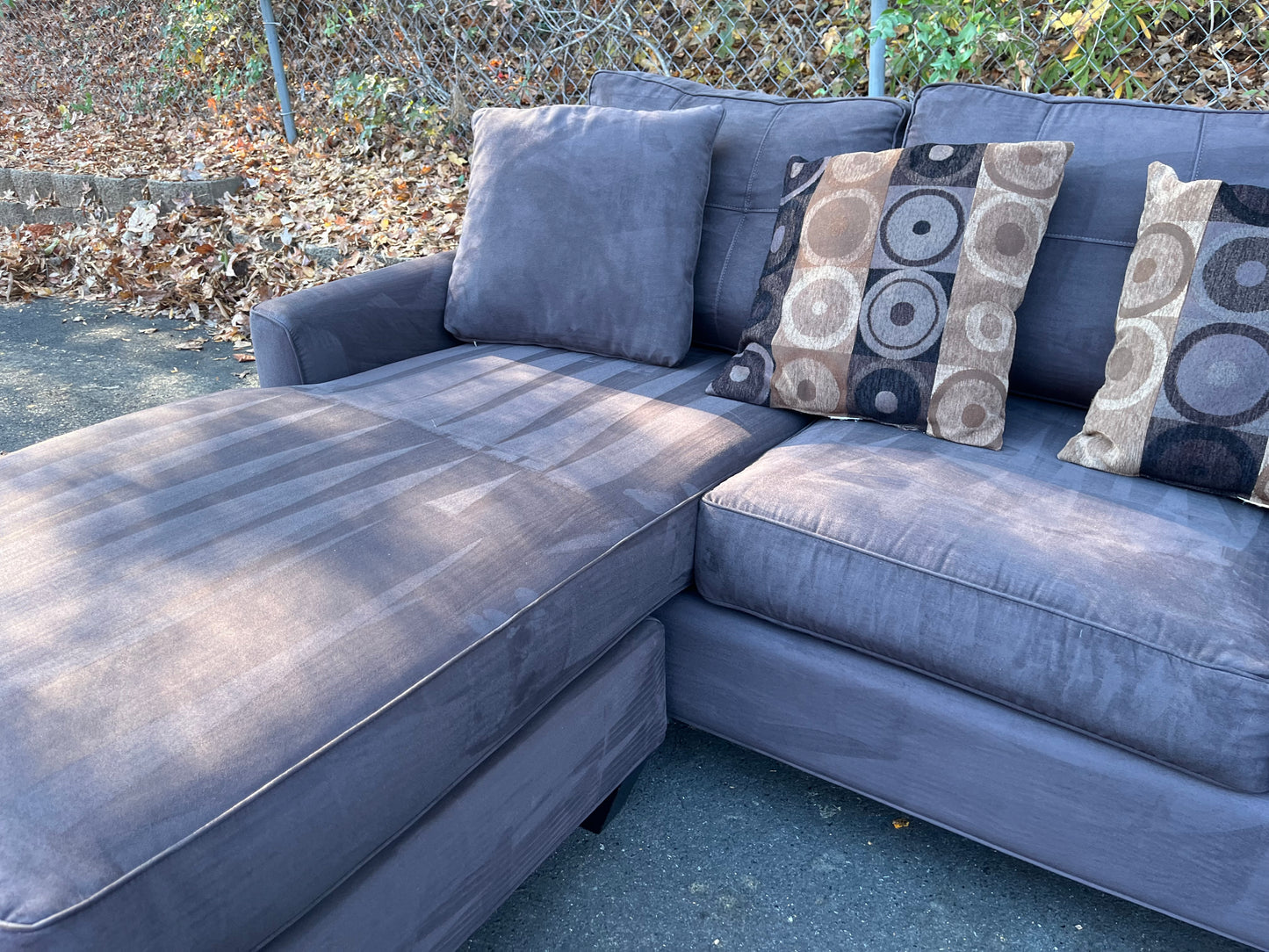 Reversible chaise Cindy Crawford sectional