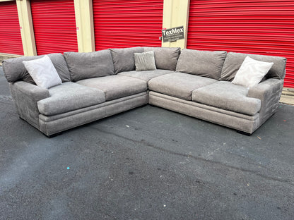 Palm Springs Silver 3Pcs Cindy Crawford Sectional