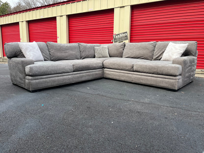 Palm Springs Silver 3Pcs Cindy Crawford Sectional