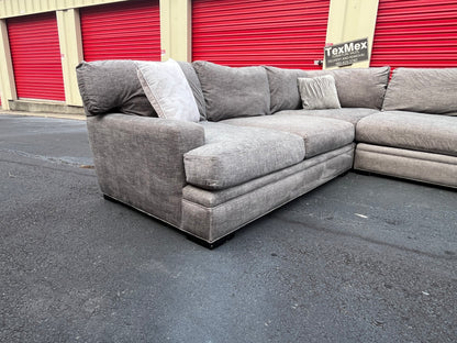 Palm Springs Silver 3Pcs Cindy Crawford Sectional