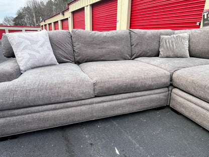 Palm Springs Silver 3Pcs Cindy Crawford Sectional