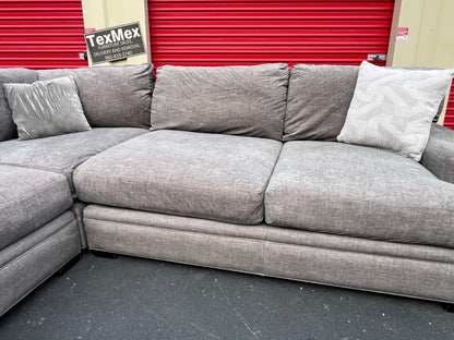 Palm Springs Silver 3Pcs Cindy Crawford Sectional