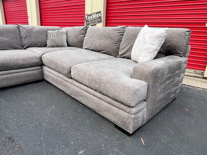 Palm Springs Silver 3Pcs Cindy Crawford Sectional