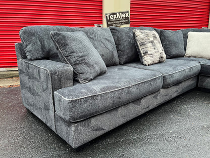 Blue Ashley Furniture Lavernett 3Pcs Sectional