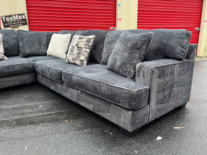 Blue Ashley Furniture Lavernett 3Pcs Sectional