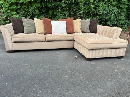 Corduroy 2Pcs Ashley Furniture Sectional