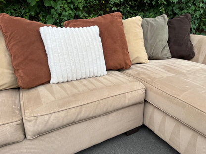 Corduroy 2Pcs Ashley Furniture Sectional