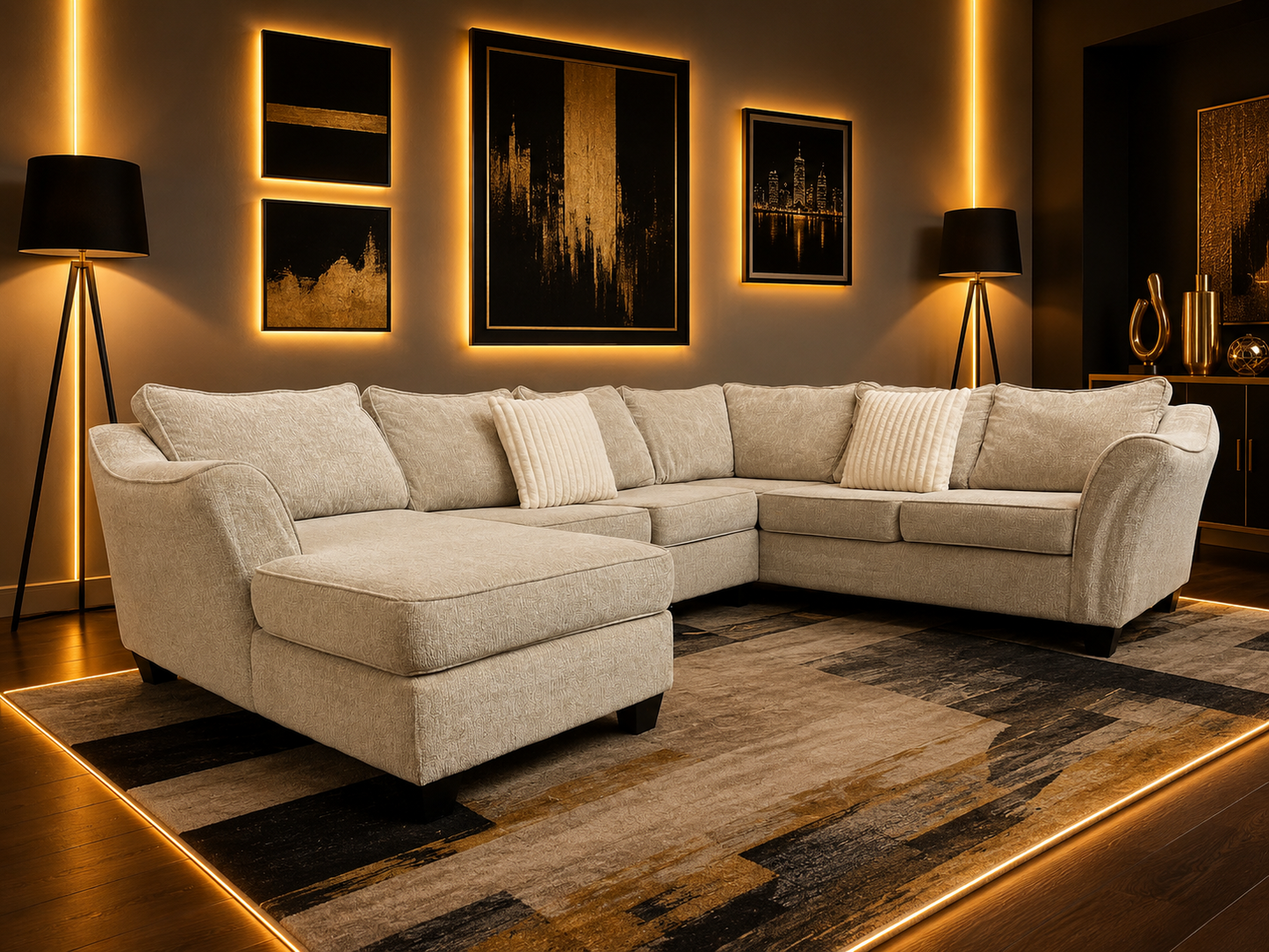 Ashley Furniture Venus 3Pcs Sectional