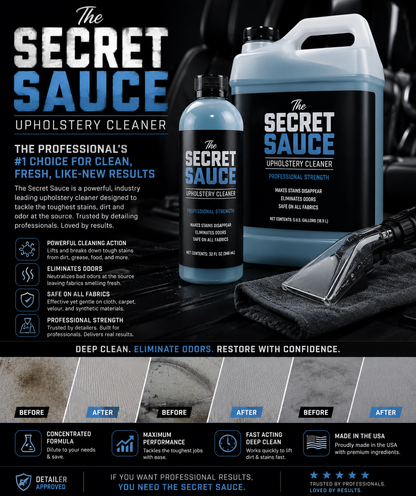 Professionally restored The Secret Sauce by TexMex | Professional Strength Fabric & Upholstery Cleaner Charlotte NC - TexMex Furniture